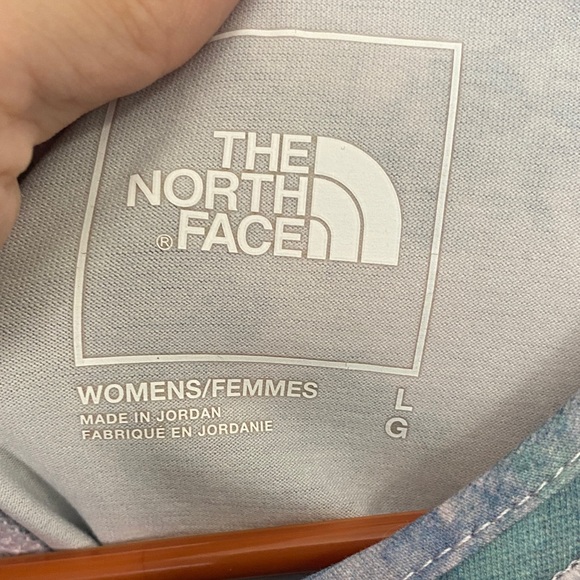 The North Face Blue and Purple Tie-Dye Short Sleeve Tee - Picture 3 of 4